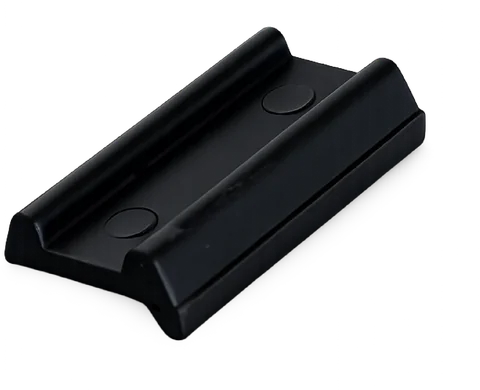 Plastic spit leg — Black