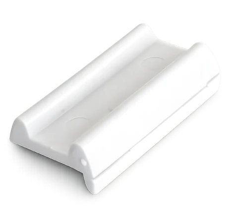 Plastic spit leg — White