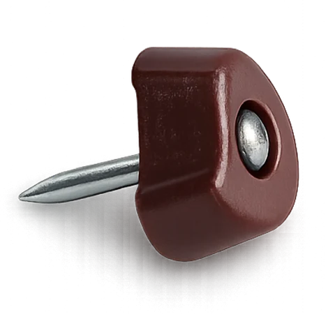Shelf support with pin — Brown