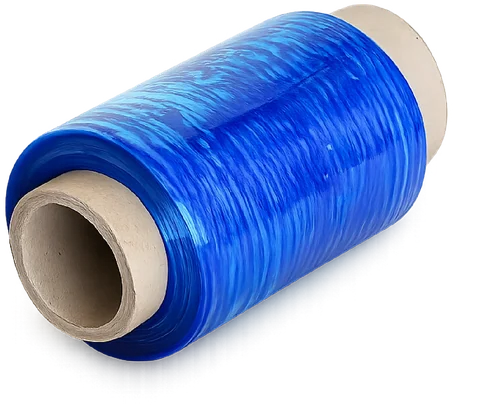 Stretch film, 10 cm wrap — Blue